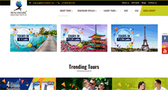 Desktop Screenshot of benchmarkholidays.com